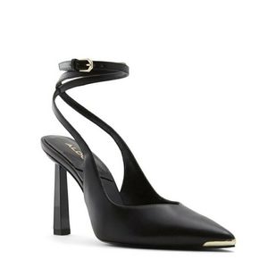 ALDO- black closed-toe Isabella heel